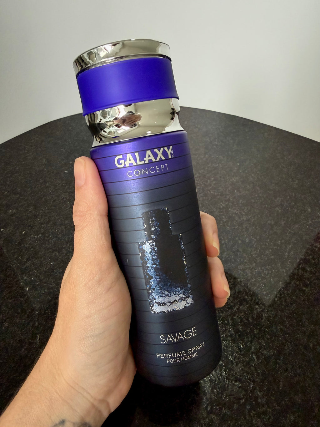 SPRAY CORPORAL MASCULINO GALAXY PLUS CONCEPT SAVAGE 200ML (desodorante)