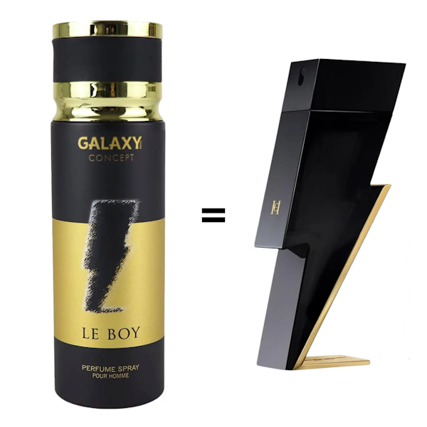 SPRAY CORPORAL MASCULINO GALAXY PLUS CONCEPT LE BOY 200ML (desodorante)