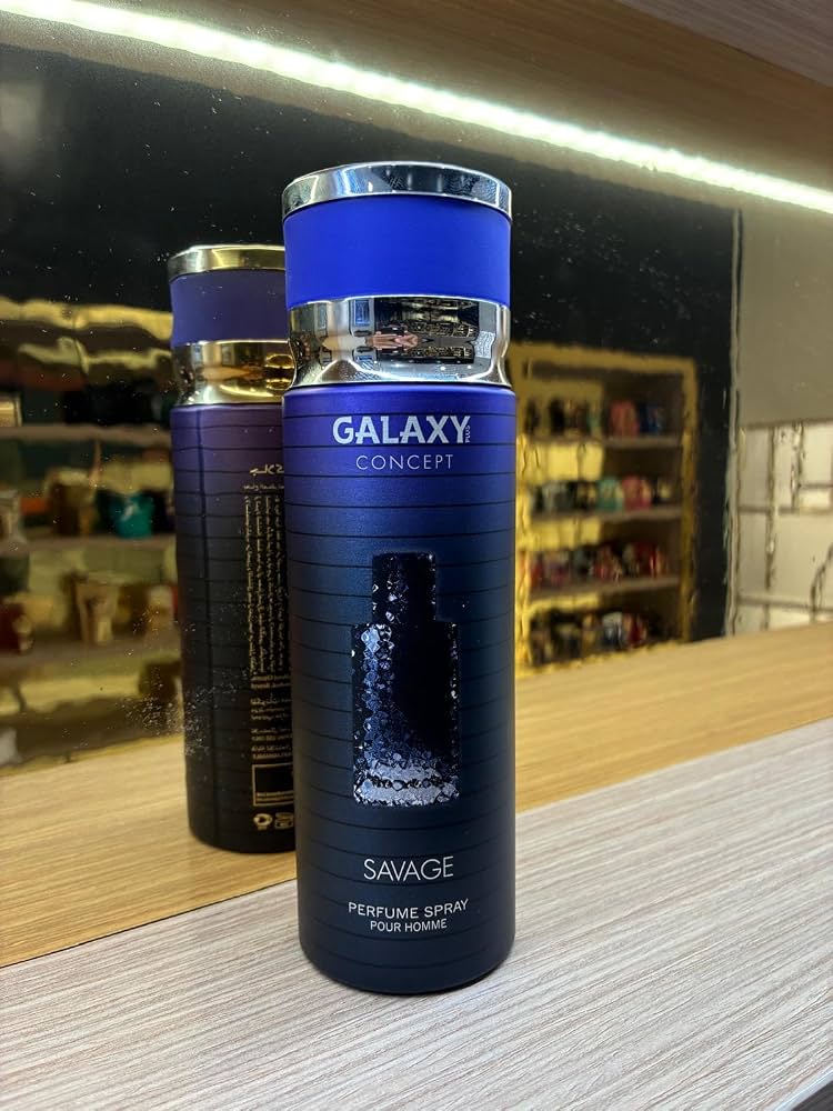 SPRAY CORPORAL MASCULINO GALAXY PLUS CONCEPT SAVAGE 200ML (desodorante)